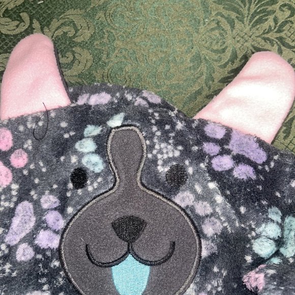 NWT Chili Pepper 5 6 bath robe dogs paws cata pjs - Picture 5 of 8